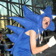 A Sonic cosplayer at New York Comic-Con in 2012, who presumably didn’t realize their picture would still be hanging around the Getty Images archives in 2021.